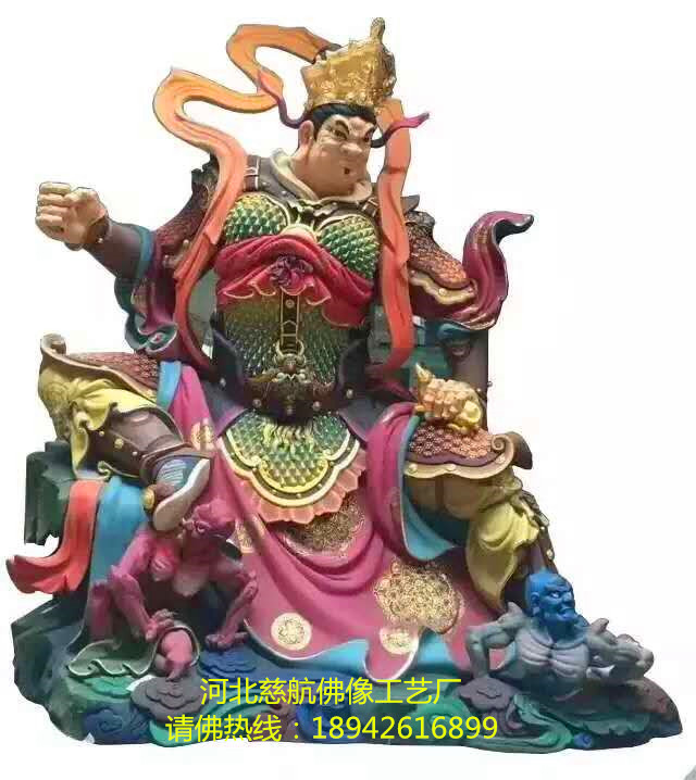 佛教天王殿四大金剛佛像定制廠家- 河北慈航莊嚴(yán)佛像工藝廠-山西大圓滿佛像工藝廠