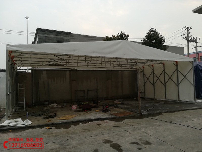 上海推拉棚 上海伸縮雨棚（圖）上海工廠倉儲雨棚 上海推拉棚 上海伸縮雨棚