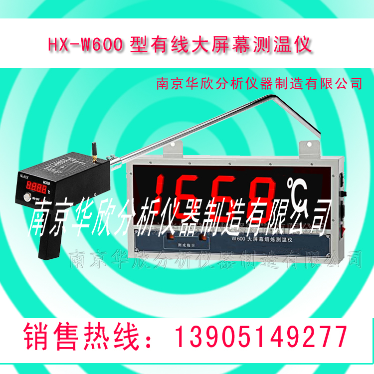 大屏幕熔煉測溫儀W600