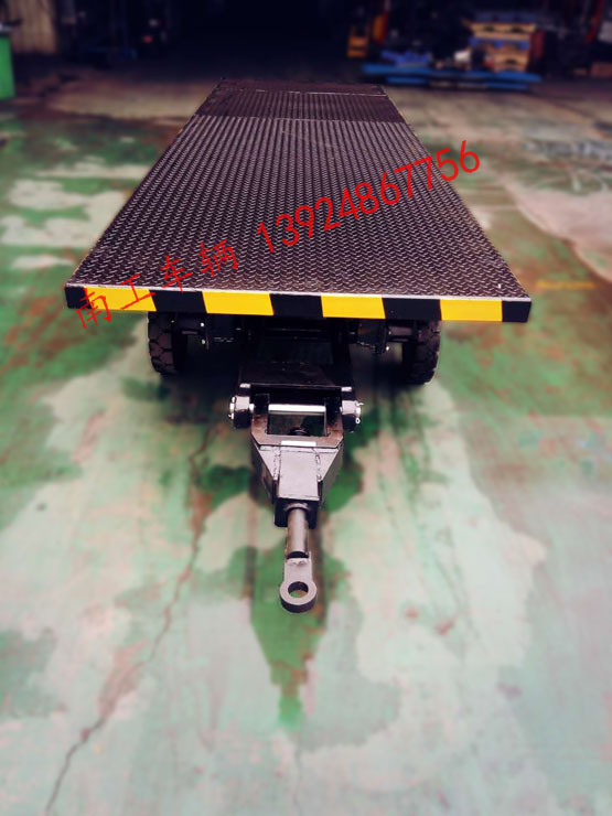 3噸護(hù)欄型平板拖車全掛式