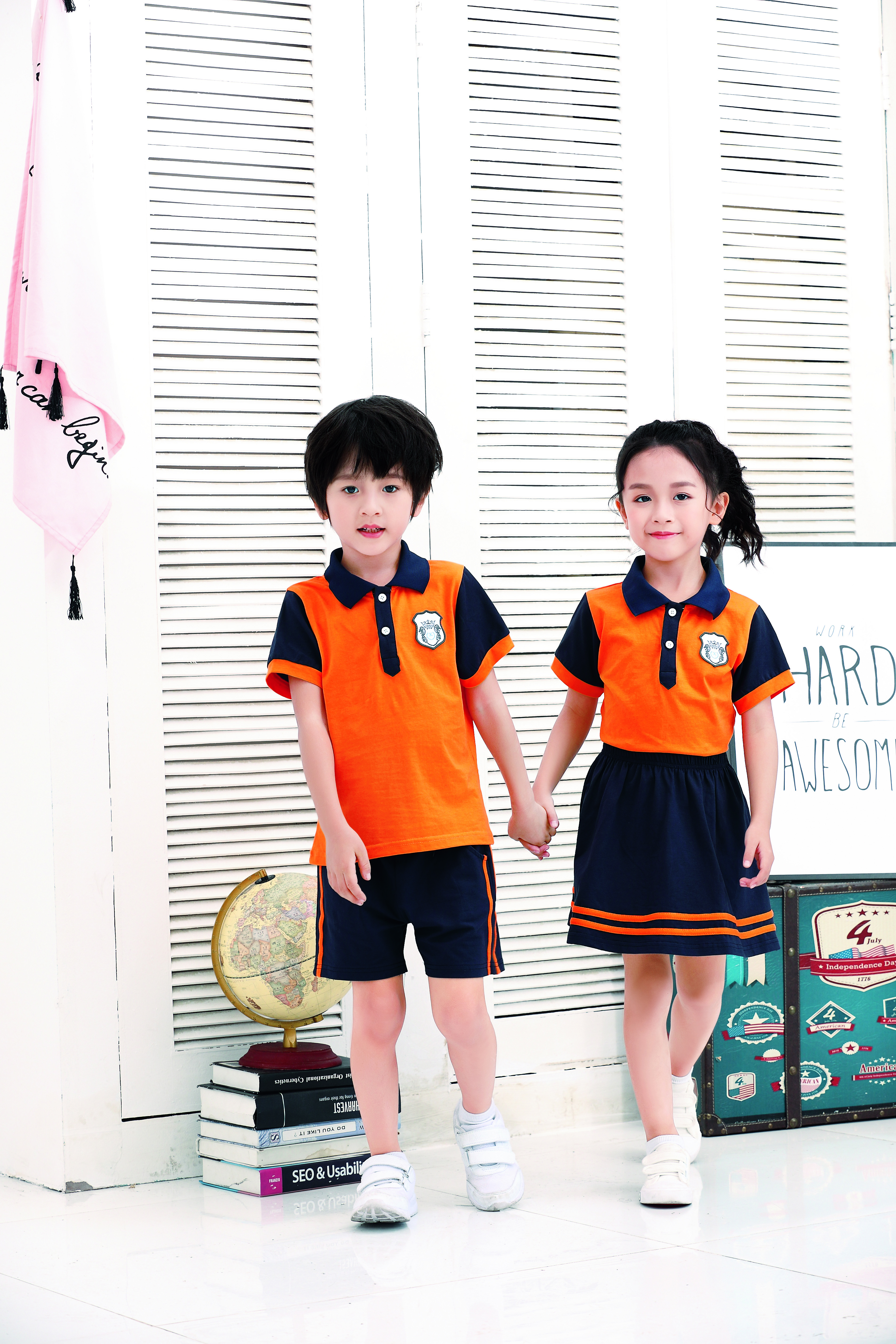 夏季純棉幼兒園園服品牌保障 夏季純棉幼兒園園服星星之火園服 夏季純棉幼兒園園服星星之火禮服