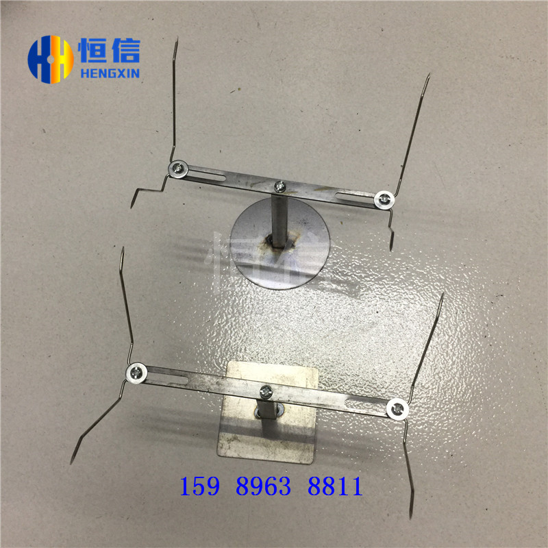 不遮擋細(xì)角噴涂彈片鐵線掛具 噴塑膜電子產(chǎn)品掛具 噴漆工具支架