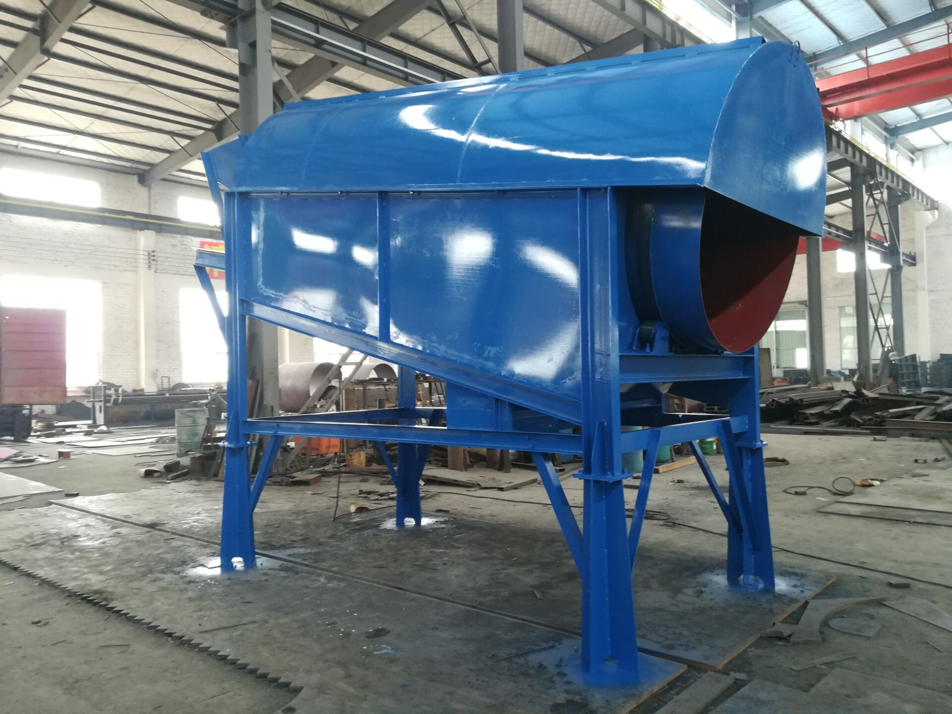 時(shí)產(chǎn)200噸圓筒篩 沙石篩分設(shè)備定制 大型滾筒篩沙機(jī)廠家