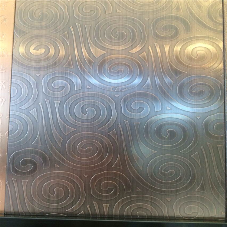 不銹鋼板蝕刻加工 蝕刻鍍銅板 佛山市提供定制不銹鋼蝕刻加工板蝕刻鍍銅板 紅古銅不銹鋼鍍銅加工 佛山不銹鋼板蝕刻加工