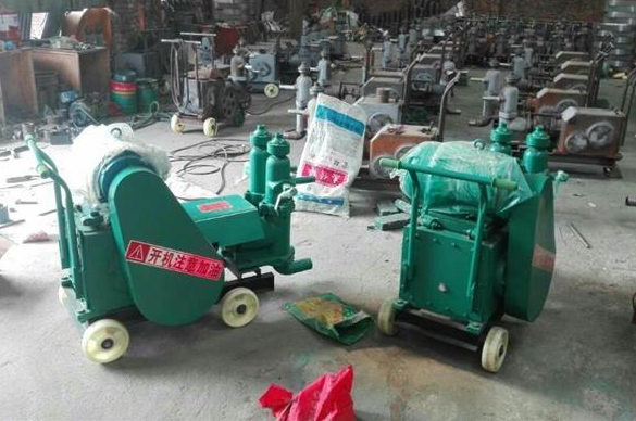 HJB建筑用雙缸灰漿泵，5.5KW灰漿泵型號(hào)參數(shù)