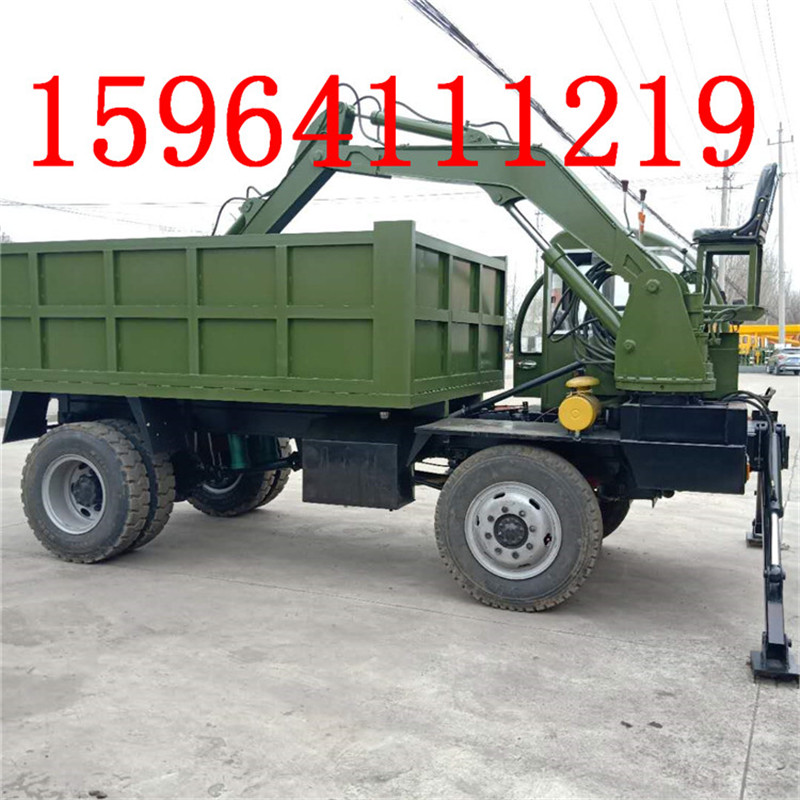 隨車(chē)挖 四不像隨車(chē)挖廠家 2驅(qū)四驅(qū)輪式隨車(chē)挖 草叉子 抓木器 破碎錘 挖斗隨車(chē)挖 支持定制全國(guó)配送