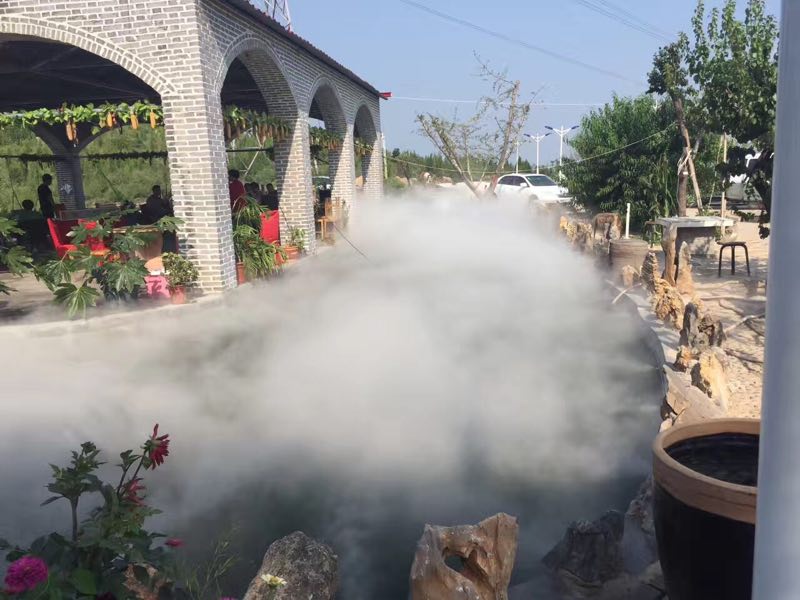 霧化降溫公園美景造霧設備優(yōu)惠促銷
