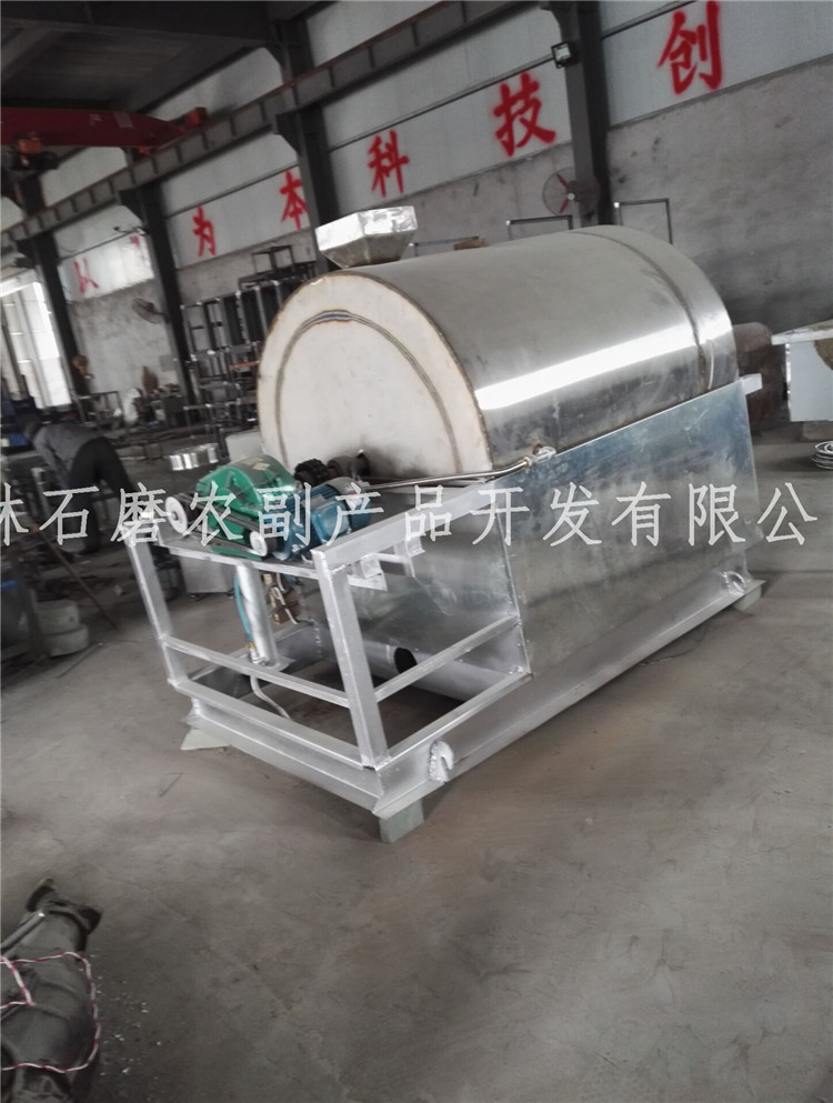 電香油石磨機(jī) 芝麻電磁炒貨機(jī) 芝麻醬花生醬石磨 可移動(dòng)麻汁石磨酒店火鍋店用 現(xiàn)林石磨