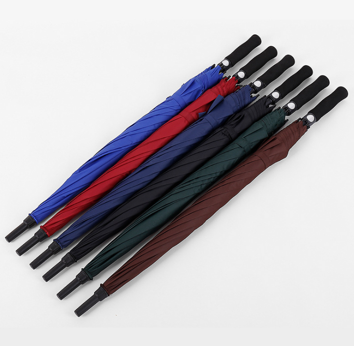 超大廣告?zhèn)?定制商務自動纖維禮品傘 長柄傘高爾夫傘直桿傘雨傘批發(fā)