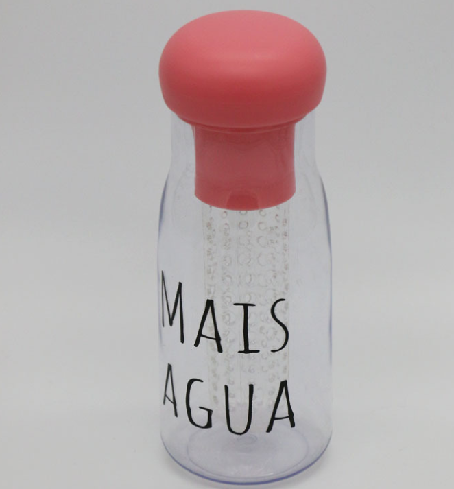 新款廣告杯個性帶漏網(wǎng)款塑料杯時尚蘑菇頭廠家直銷一件代