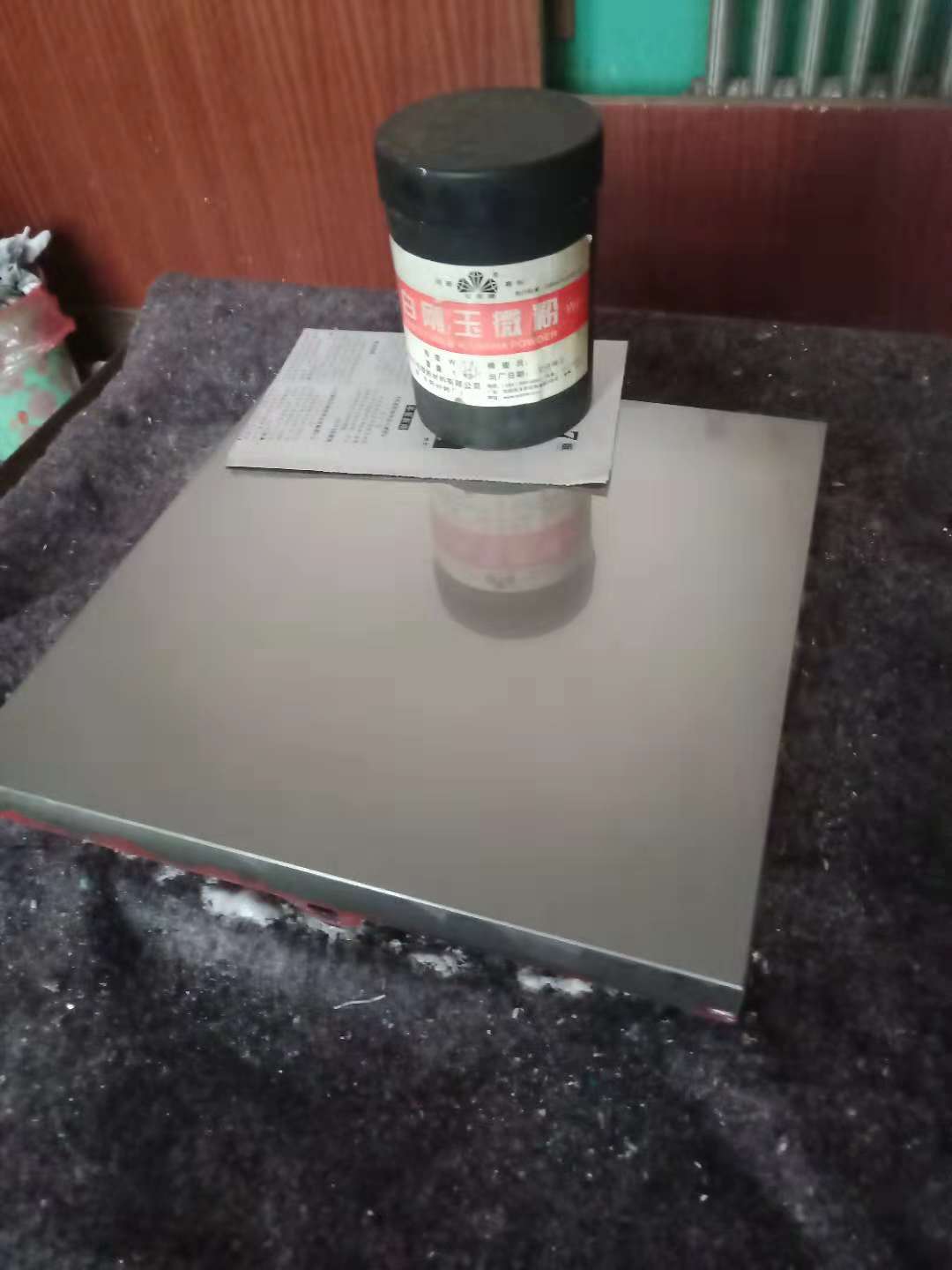 高磷合金壓砂平板光潔度14級嵌砂M10-0.5工作面精度*0級
