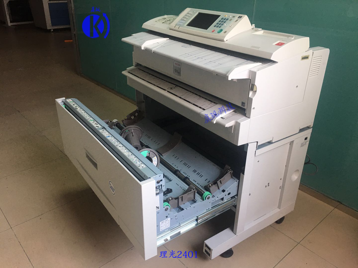 出售理光2401二手工程機(jī)數(shù)碼打印機(jī)A0圖紙掃描儀激光藍(lán)圖曬圖機(jī)理光2401/3601二手工程機(jī)-40000元 理光24