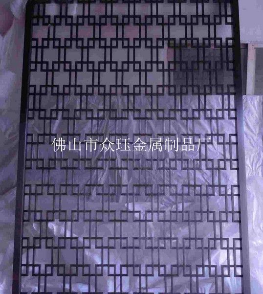 不銹鋼鏤空仿青古銅屏風