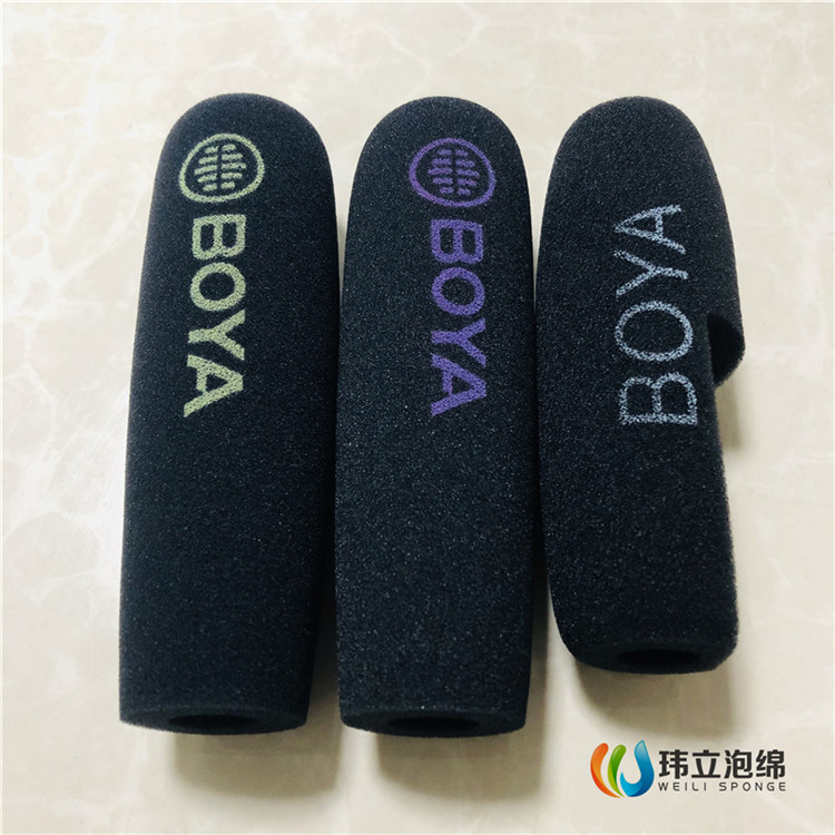臺標話筒套 LOGO話筒套 植絨海綿套 麥克風防風海綿罩