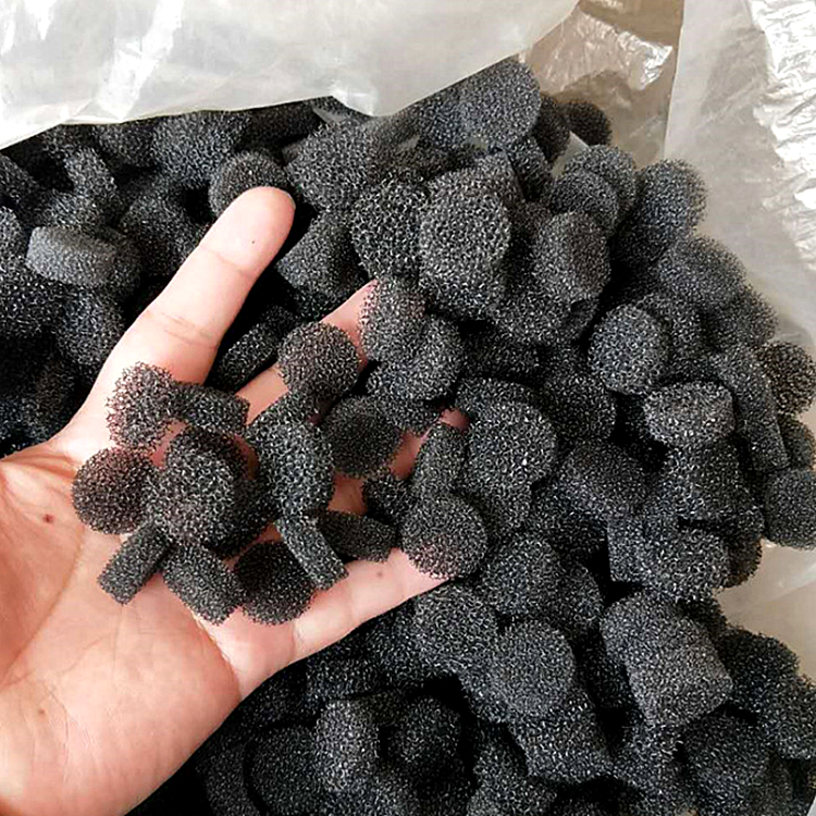 水族魚缸中孔過濾綿 水泵過濾*網(wǎng)海綿管 黑色水處理凈化過濾網(wǎng)