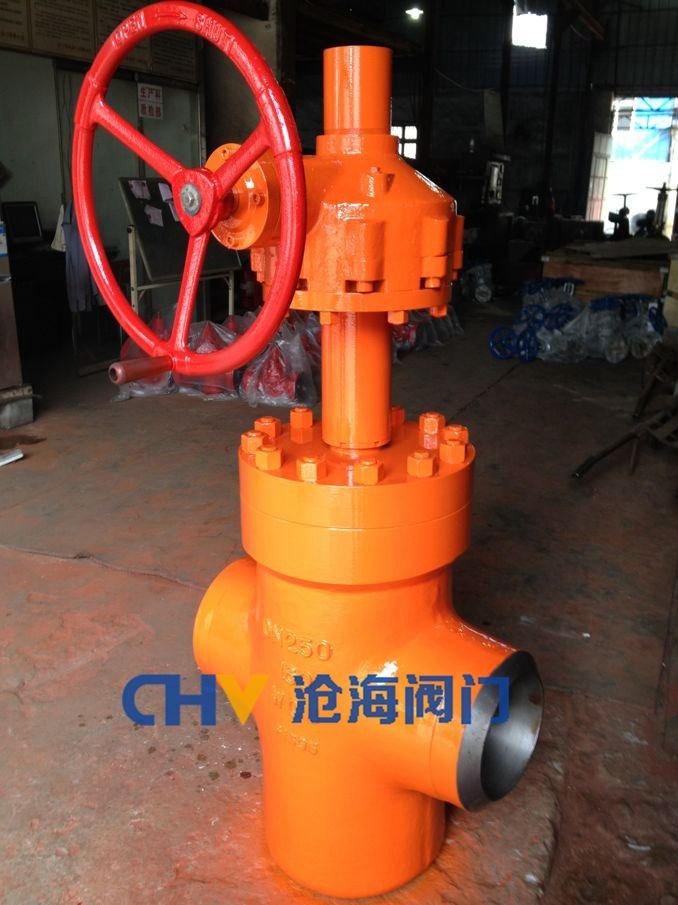 ZF563Y高壓傘齒輪平板閘閥