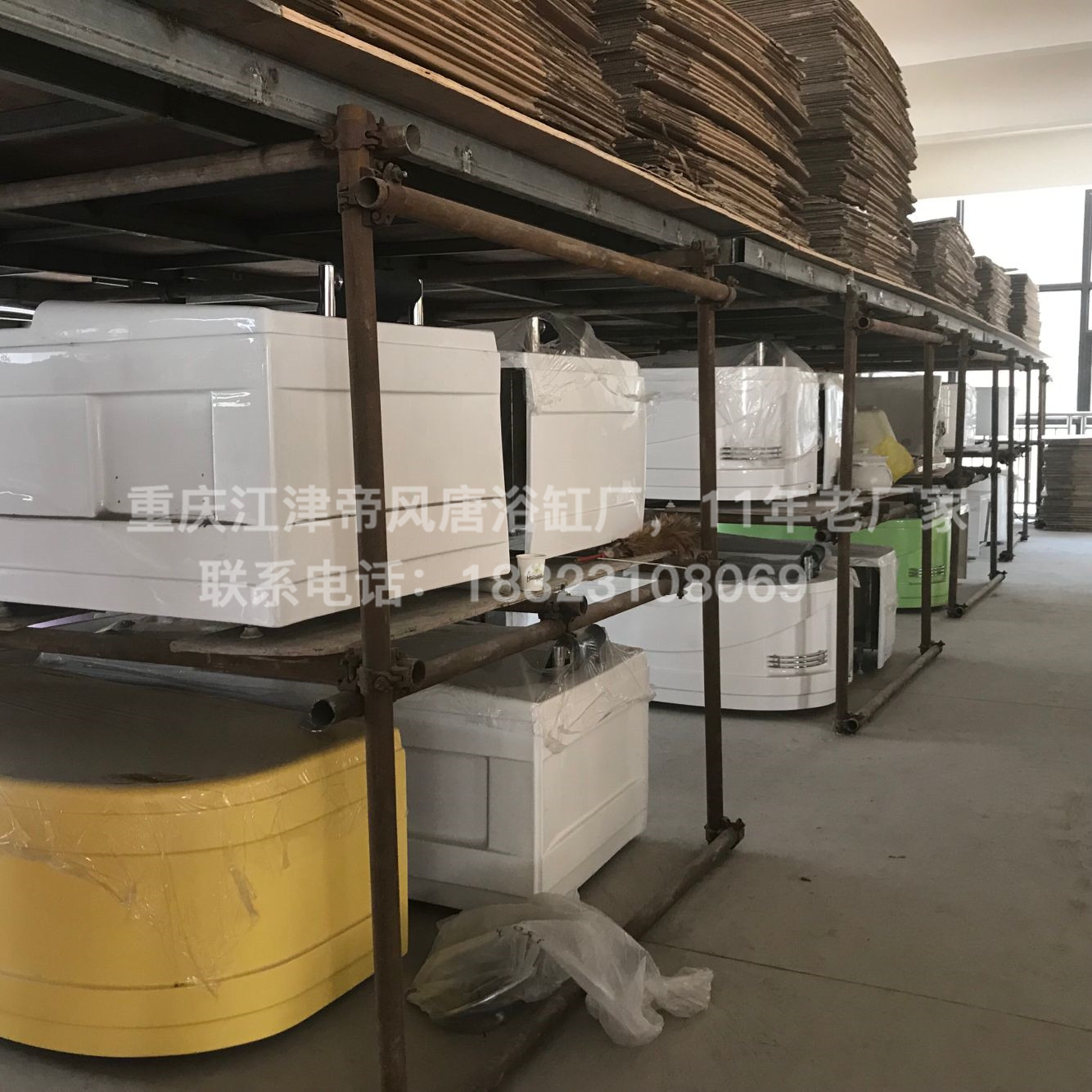 亞克力獨立式浴缸定制定做尺寸浴盆酒店衛(wèi)浴套裝排水管在中間