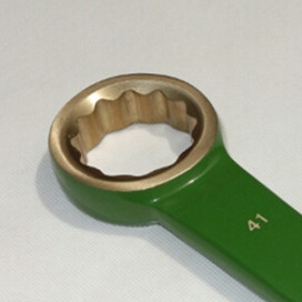 防爆敲擊梅花扳手無(wú)火花扳手銅扳手錘擊單頭梅花17-100mm