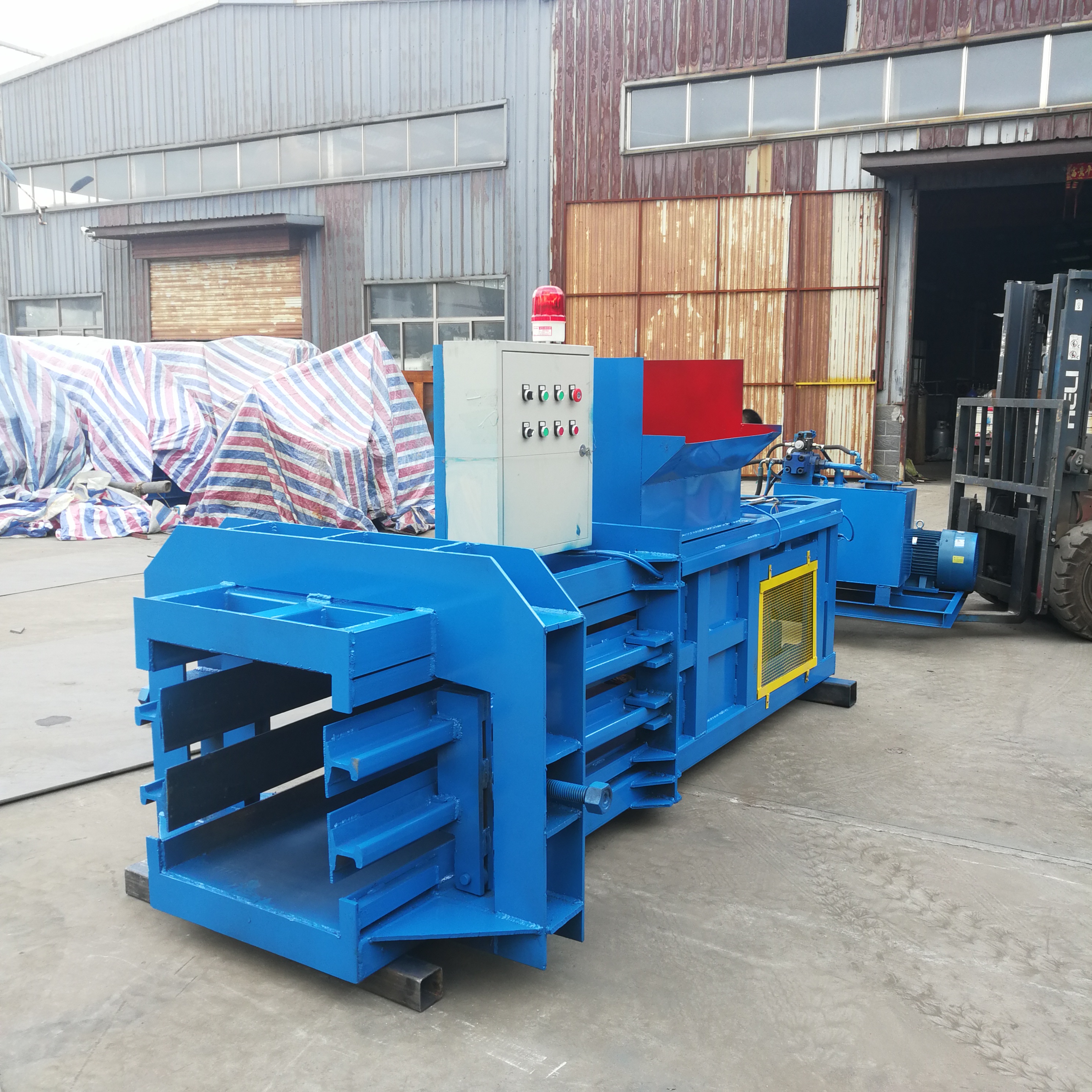 多功能液壓打包機(jī)棉花蠶絲臥式液壓打包機(jī)