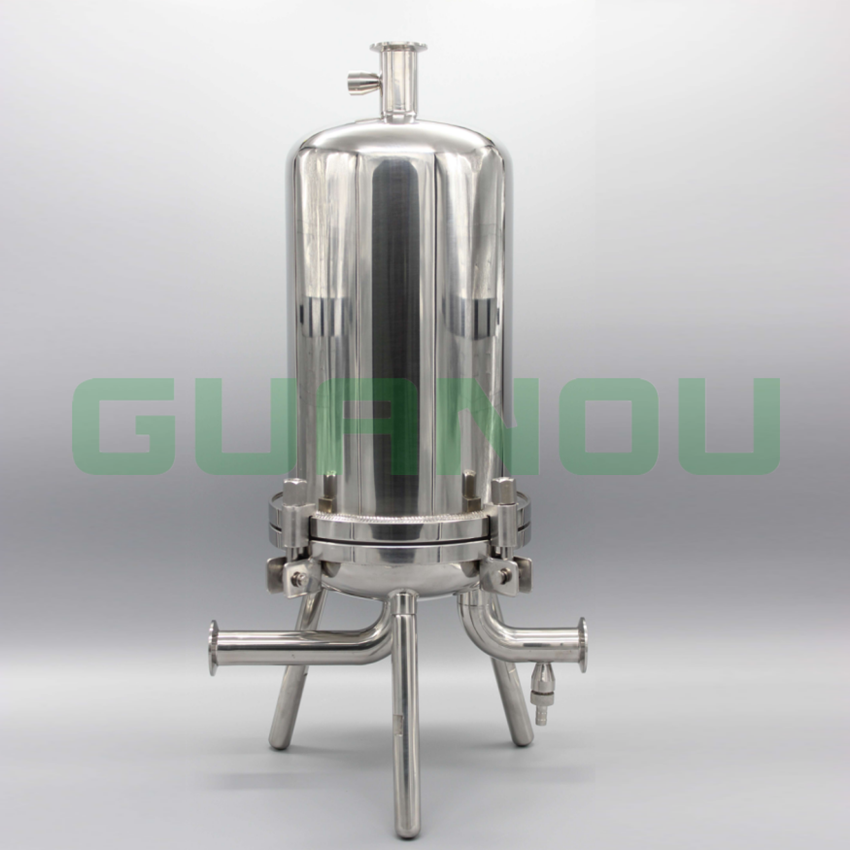 不銹鋼過濾器 過濾器 *過濾器 精密過濾器 衛(wèi)生級(jí)過濾器 3芯微孔折疊濾芯精密過濾器