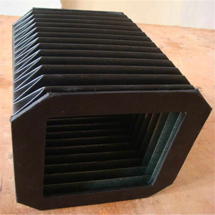 機(jī)床導(dǎo)軌阻燃風(fēng)琴防護(hù)罩防塵罩防火布伸縮護(hù)罩