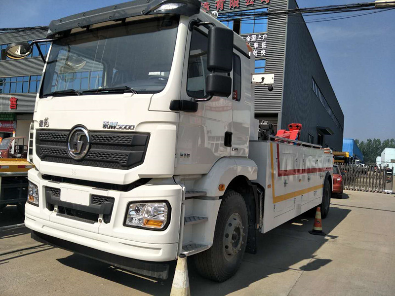 陜汽德龍單橋一拖一清障車-德龍單橋聯(lián)體清障車-黃牌拖吊聯(lián)體
