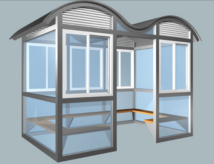 室外吸煙室供應(yīng)商定做工業(yè)園區(qū)休息吸煙亭廠家加工定制景區(qū)吸煙亭 吸煙亭