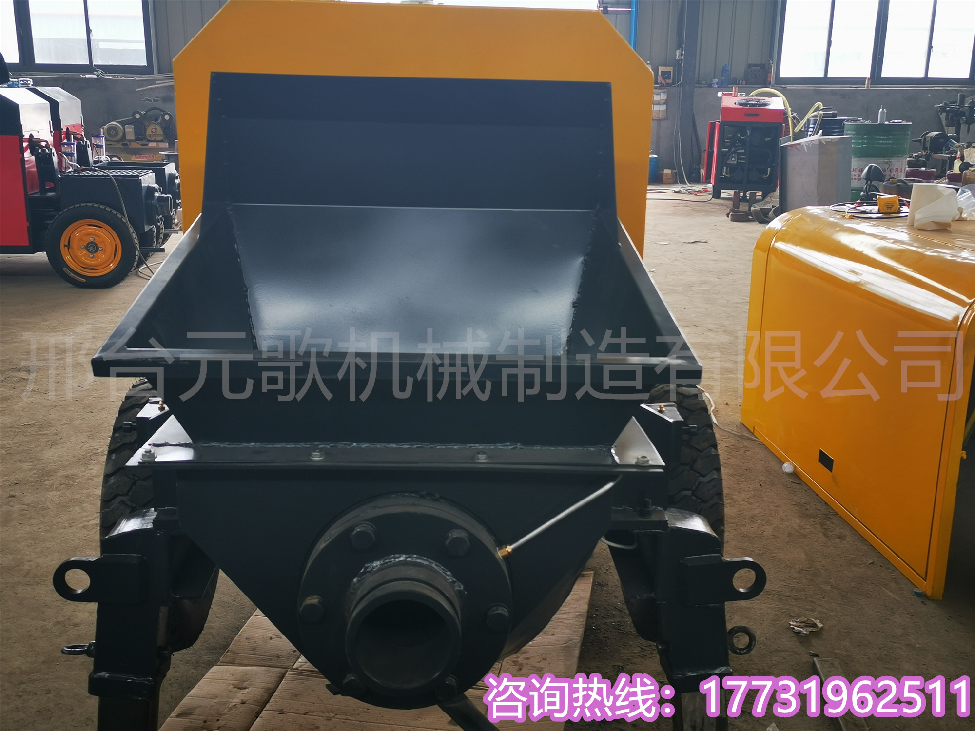 細(xì)石混凝土澆筑泵靈活簡單易操作