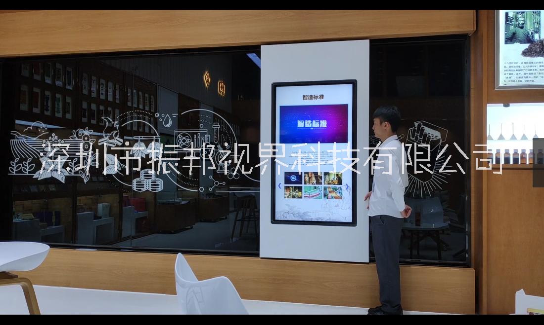 手推滑軌屏 AI推拉屏 觸控移動(dòng)屏 互動(dòng)滑軌屏