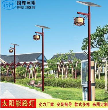 簡約LED戶外防水3米4米太陽能歐式復(fù)古庭院燈公園景觀燈路燈 小區(qū)太陽能庭院燈 LED戶外防水路燈