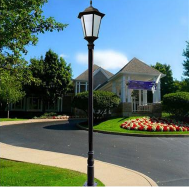 廠家供應(yīng) led路燈單頭 庭院燈頭 鋁材3米雙頭景觀燈 小區(qū)花園別墅 led庭院燈