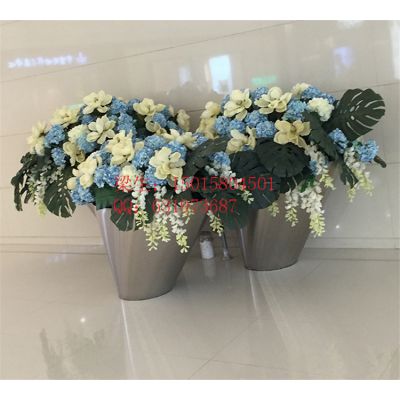 園林種植花池噴泉不銹鋼花缽