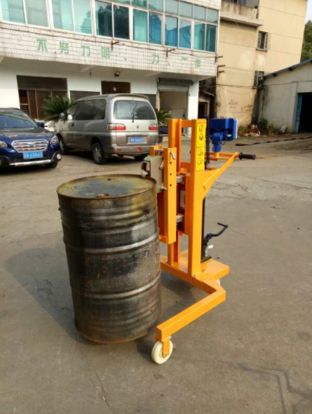 廠家直銷(xiāo) 手動(dòng)油桶搬運(yùn)車(chē) 350公斤液壓油桶搬運(yùn)車(chē)