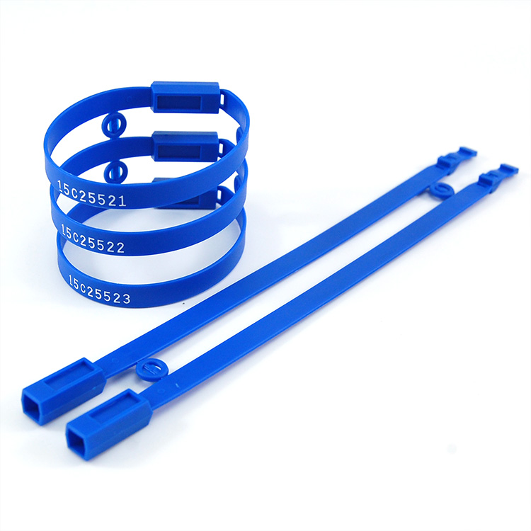 毒防調(diào)包扣鞋子衣服包包防偽防盜扣標(biāo)簽扎帶一次性塑料封條吊牌扣 SL-08F插口聯(lián)排