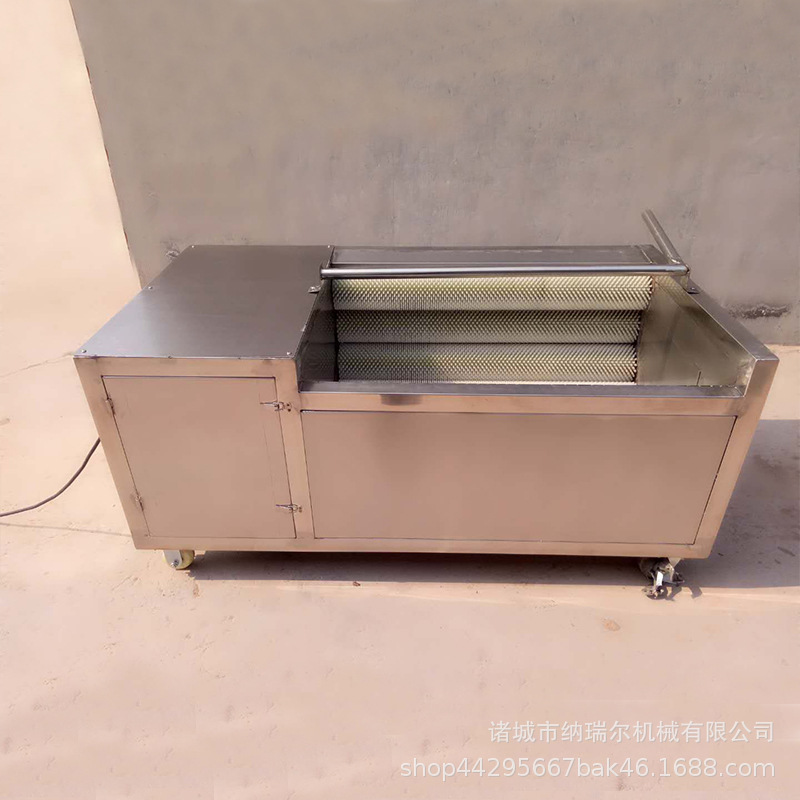 供應(yīng)全自動毛輥清洗機(jī) 土豆清洗去皮機(jī)定制 廠家直銷毛棍清洗機(jī)