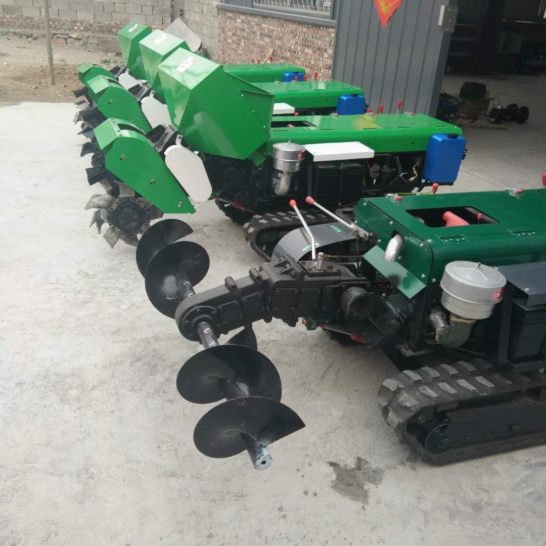 河北保定魯晨 履帶式多功能田園管理機(jī) 果園大棚必備機(jī)子