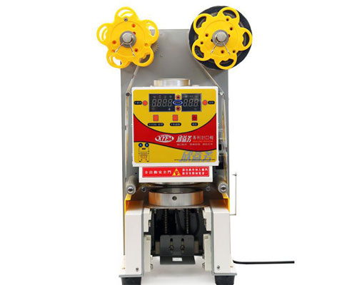 奶茶店設備奶茶封口機，全自動封口機多少錢？