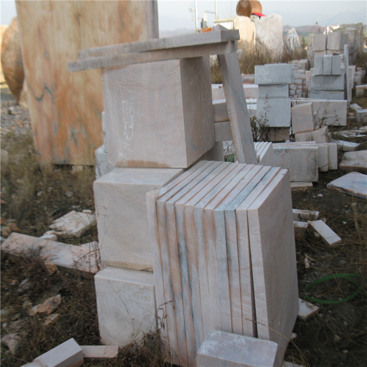 晚霞紅大理石 異型石材半成品 石材石料加工哪家好