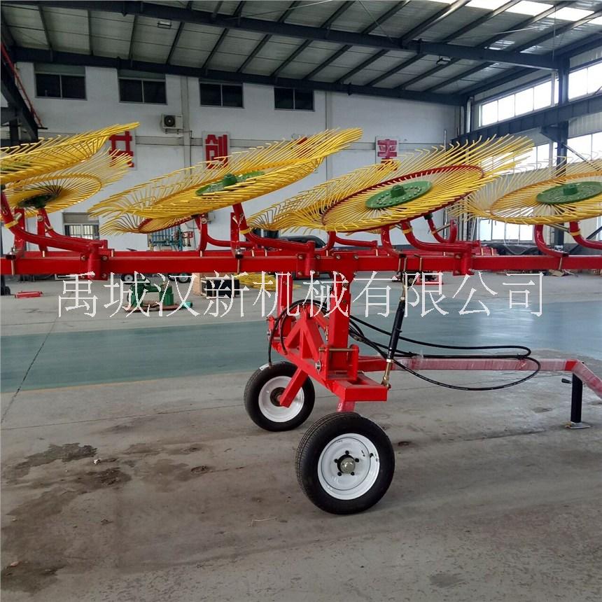 拖拉機(jī)懸掛牽引式指盤式 圓盤摟草機(jī)*惠