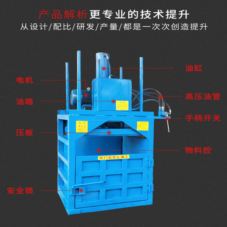 金屬打包機(jī) 液壓打包機(jī) 臥式小型