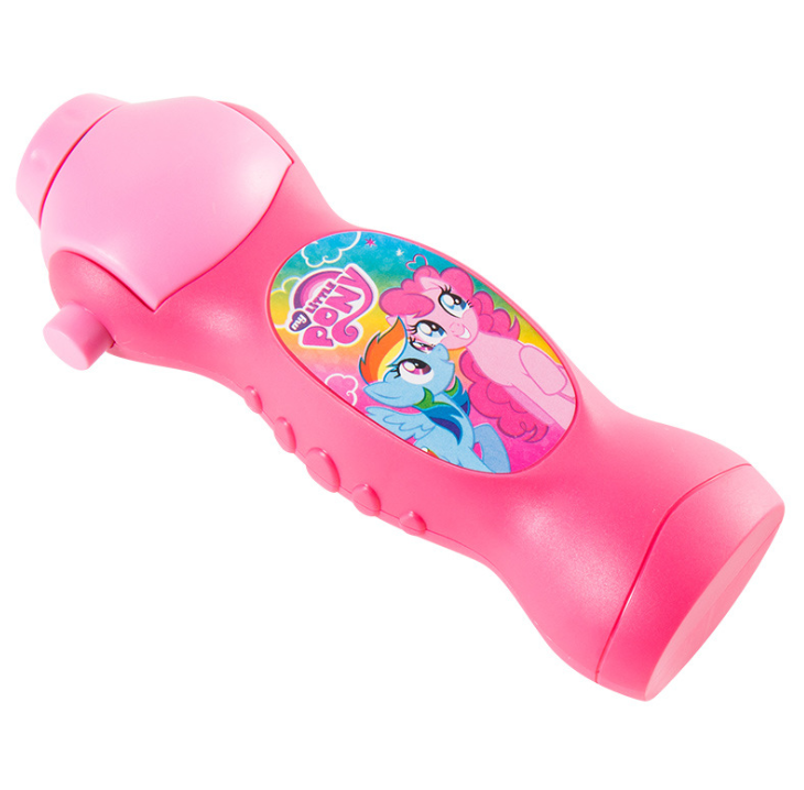 小馬投影手電筒寶莉兒童仿真投影手電筒玩具兒童益智手電筒玩具