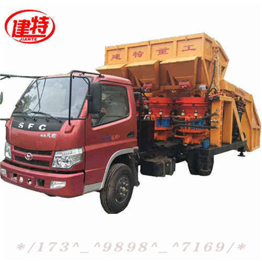 建特重工丨自動(dòng)上料噴漿車- 混凝土噴漿車丶一拖三雙斗