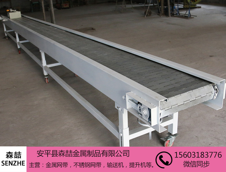 不銹鋼沖孔鏈板輸送機(jī)