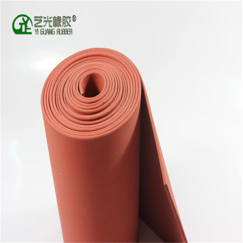 純新料硅膠發(fā)泡膠墊海綿板高溫發(fā)泡板紅色密封板 硅膠發(fā)泡卷板