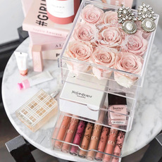 亞克力化妝品收納盒_透明亞克力花盒供應(yīng)商_花盒批發(fā)