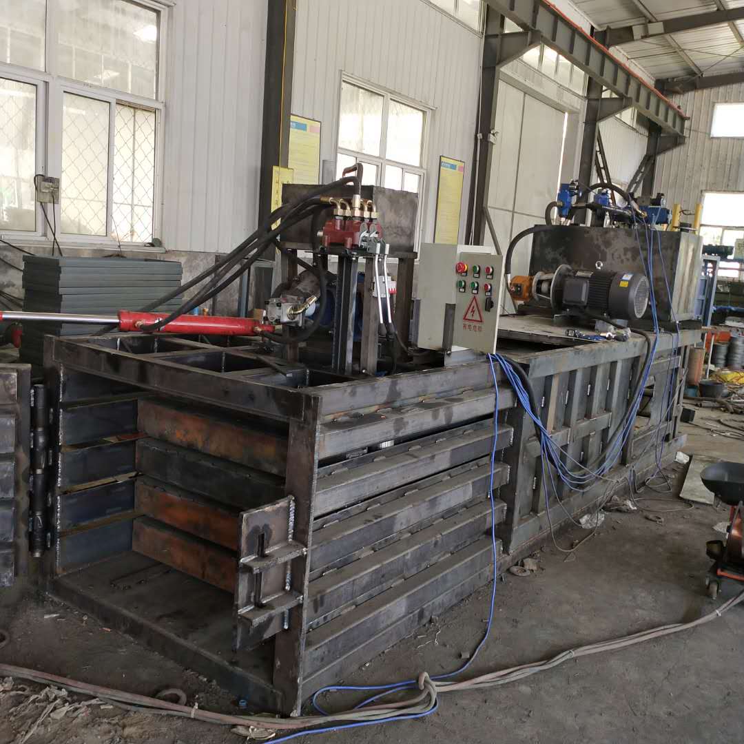 臥式打包機 全自動廢紙箱塑料瓶打包機價格 臥式液壓打包機