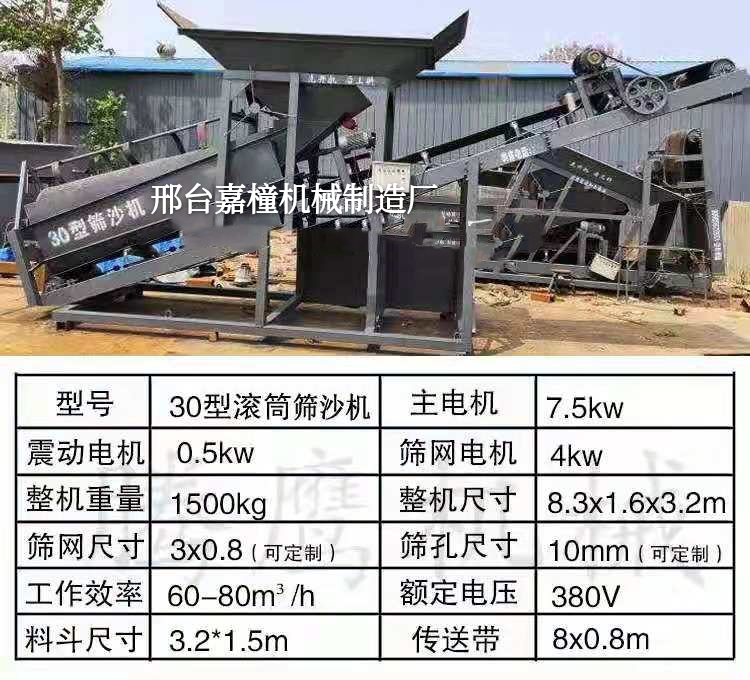 30篩沙機采購
