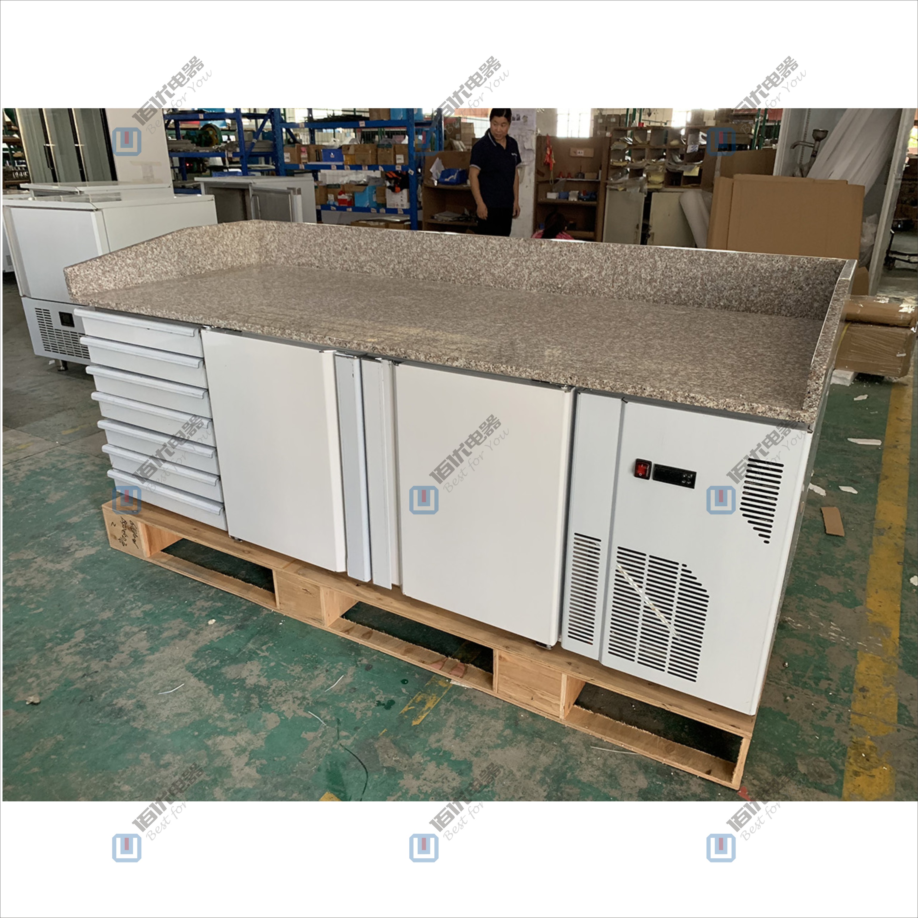 商用保鮮冷柜，臥式冷藏柜，臥式冰柜 商用工作臺 工作臺冰柜