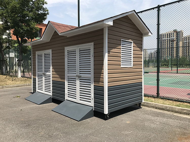 垃圾房LJF062可來樣定制 廠家生產(chǎn)直銷各類崗?fù)?吸煙亭 移動廁所 【上海智朗建筑工程有限公司】