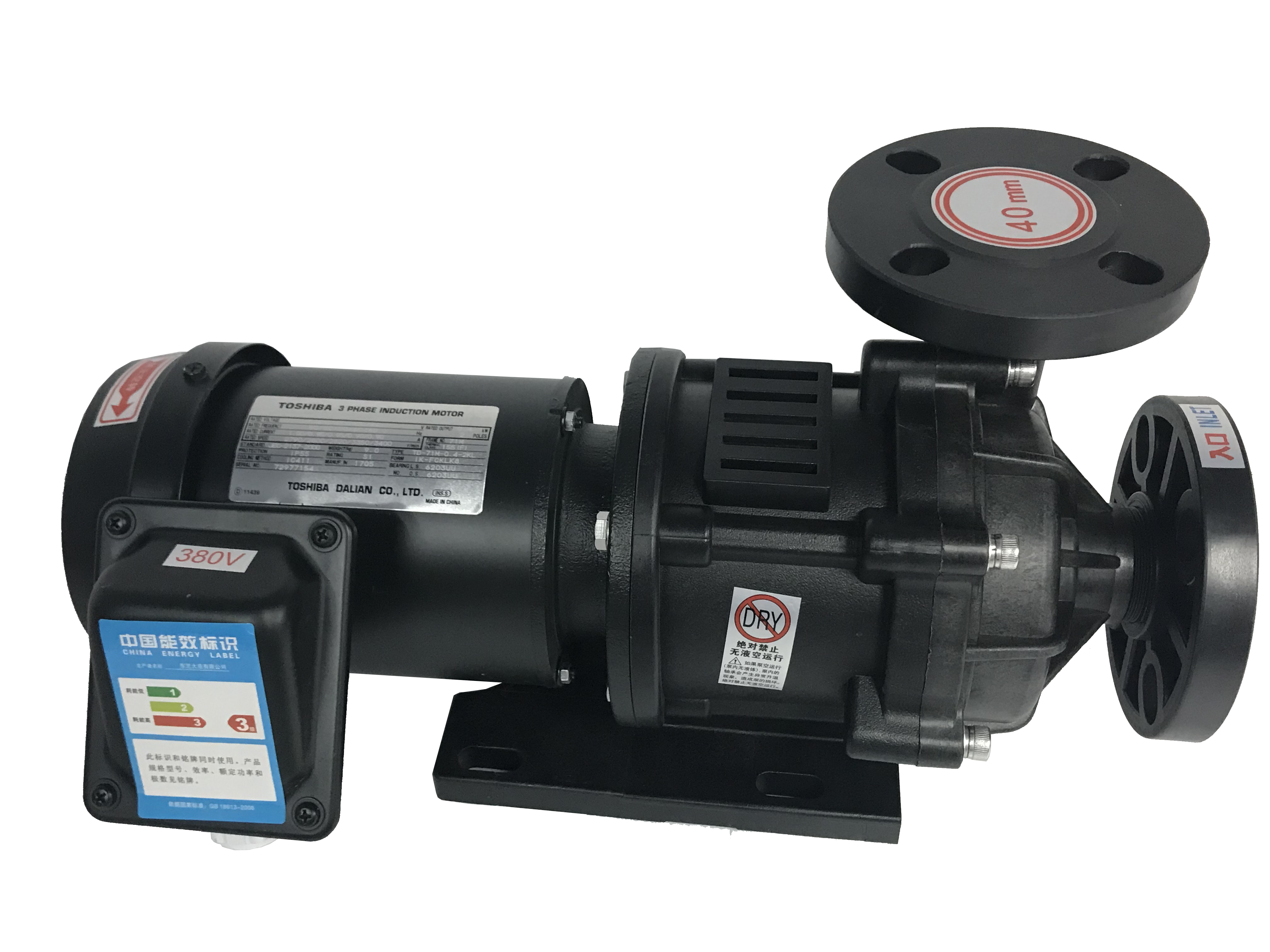 昆山企華QHM大流量磁力泵， 昆山企華QHM-F-441CSE